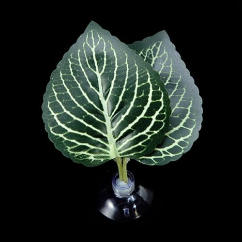 Zqxnt Bettas Fischblattpolster Doppelblatt Hängematte Ruhende Bett Sichere Umwelt Bettas Laichbett Aquarien Landschaft Accessoire Betta Fisch von Zqxnt