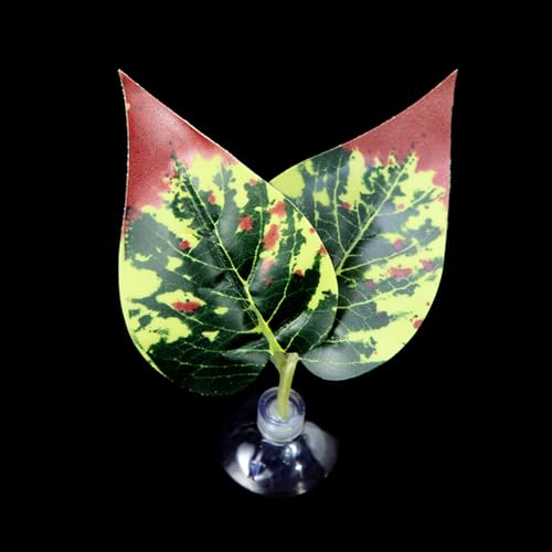 Zqxnt Bettas Fischblattpolster Doppelblatt Hängematte Ruhende Bett Sichere Umwelt Bettas Laichbett Aquarien Landschaft Accessoire Betta Fisch von Zqxnt
