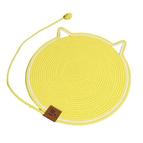 Zqxnt Bunte Große Runde Katzen Kratzen Pad Schwere Katzen Kratzen Matte Für Verschiedene Rassen Pet Pad von Zqxnt