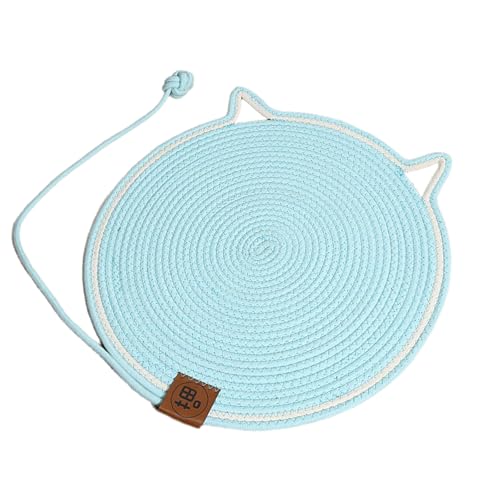 Zqxnt Bunte Große Runde Katzen Kratzen Pad Schwere Katzen Kratzen Matte Für Verschiedene Rassen Pet Pad von Zqxnt