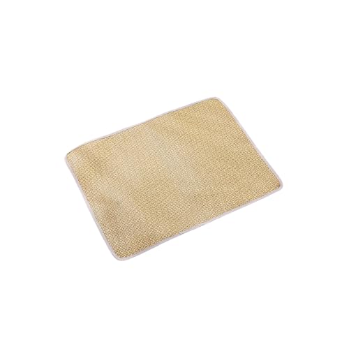 Zqxnt Kühlung Pet Bettmatte Für Hundekatzen Atmungsaktiv Gewebte Rattan Wärmereduktionskissen Für Verschiedene Größe PET Wetter WETEREN Verwenden Sie Rattan Kühlkissen von Zqxnt