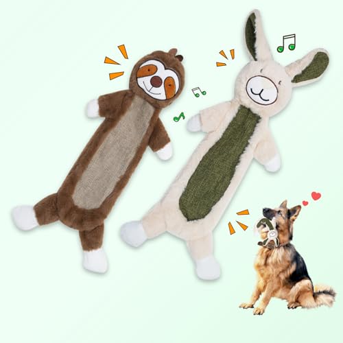 Zrbtk Knisterspielzeug ohne Füllung, unzerbrechliches Plüsch-Hundespielzeug für schwere Kauer, interaktives Hundespielzeug für große, mittelgroße und kleine Hunde, ungefülltes Hundespielzeug für Zrbtk Knisterspielzeug ohne Füllung, unzerbrechliches Plüsch-Hundespielzeug für schwere Kauer, interaktives Hundespielzeug für große, mittelgroße und kleine Hunde, ungefülltes Hundespielzeug für von Zrbtk