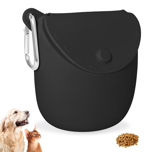 Zssxysm Leckerlibeutel für Hunde, Futterbeutel Hundetraining, Katze Snackbeutel aus Silikon, leckerlitasche mit Magnetverschluss & Befestigungsclip, Hundezubehör für Training, Spaziergänge Zssxysm Leckerlibeutel für Hunde, Futterbeutel Hundetraining, Katze Snackbeutel aus Silikon, leckerlitasche mit Magnetverschluss & Befestigungsclip, Hundezubehör für Training, Spaziergänge von Zssxysm