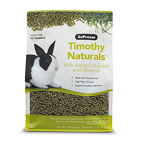ZuPreem - Timothy Naturals Futter für Hauskaninchen | Heu Pellets Kaninchen - 2,25 kg von ZuPreem