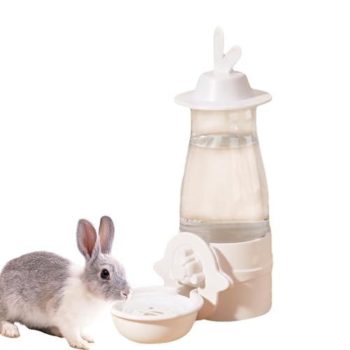 Automatischer Wasserspender Kaninchen 600ml Hängend Haustier Trinkflasche Hasen Meerschweinchen Hamster Chinchilla Frettchen Käfig Wasserflasche von Zuasdvnk