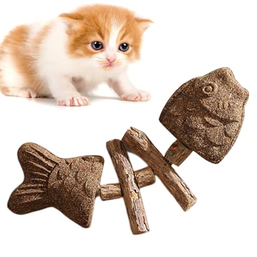 Zuasdvnk Beißspielzeug für Kätzchen, Fischgräten-Katzen-Beißring, interaktives Katzen-Kauspielzeug, niedlicher hölzerner Beißring für drinnen und draußen, Spielen für Langeweile Zuasdvnk Beißspielzeug für Kätzchen, Fischgräten-Katzen-Beißring, interaktives Katzen-Kauspielzeug, niedlicher hölzerner Beißring für drinnen und draußen, Spielen für Langeweile von Zuasdvnk