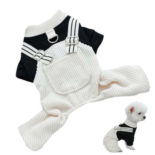 Zuasdvnk Hunde-Pyjama – Welpen-Overall mit niedlichem Haustier-Einteiler – stilvoller Overall für Welpen, warm, weich, niedlicher Haustier-Einteiler für Geburtstag, Urlaub Zuasdvnk Hunde-Pyjama – Welpen-Overall mit niedlichem Haustier-Einteiler – stilvoller Overall für Welpen, warm, weich, niedlicher Haustier-Einteiler für Geburtstag, Urlaub von Zuasdvnk