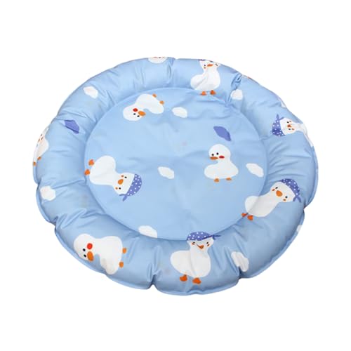 Zuasdvnk Hundekühlmatte, Coole Matte für Hunde | Runde verdicken Coole Matte,Atmungsaktives wasserdichtes und Außenbett für kleine Hunde und Katzen in heißen Tagen, waschbar Zuasdvnk Hundekühlmatte, Coole Matte für Hunde | Runde verdicken Coole Matte,Atmungsaktives wasserdichtes und Außenbett für kleine Hunde und Katzen in heißen Tagen, waschbar von Zuasdvnk