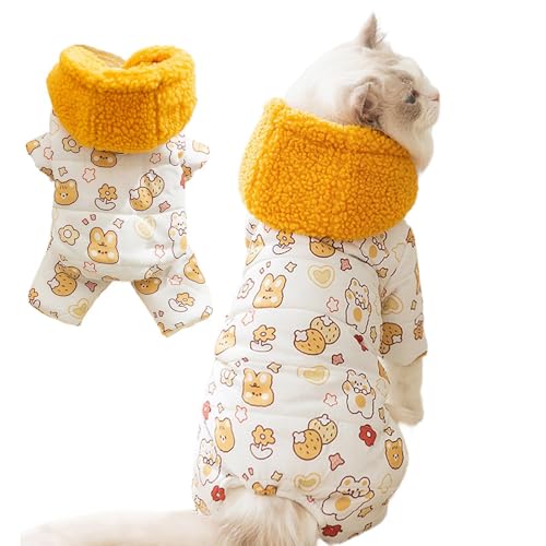 Zuasdvnk Kätzchenjacke für den Winter – warme Hundekleidung für kleine Hunde, Winter, bequeme Tiermuster, Welpenbekleidung zum Spielen, Laufen, kaltes Wetter Zuasdvnk Kätzchenjacke für den Winter – warme Hundekleidung für kleine Hunde, Winter, bequeme Tiermuster, Welpenbekleidung zum Spielen, Laufen, kaltes Wetter von Zuasdvnk