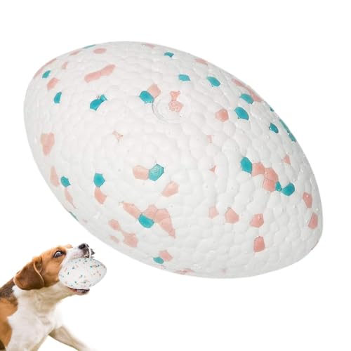 Zuasdvnk Kauspielzeug für Hunde, quietschendes Gummi-Fußball-Hundespielzeug – robust, leicht zu reinigen, interaktiver Hunde-Kauball für mittelgroße und große Hunde Zuasdvnk Kauspielzeug für Hunde, quietschendes Gummi-Fußball-Hundespielzeug – robust, leicht zu reinigen, interaktiver Hunde-Kauball für mittelgroße und große Hunde von Zuasdvnk