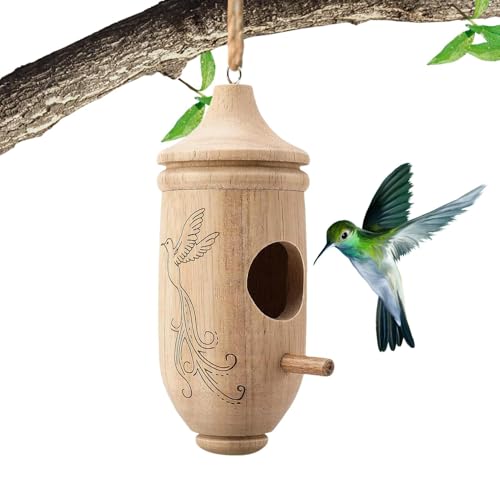 Zuasdvnk Kolibri-Vogelhaus – Kolibri-Futterstation Kolibri Haus | außen Vogelhäuser Kolibri Nisthaus Gartendekoration Kolibri Nest Schaukel Zuasdvnk Kolibri-Vogelhaus – Kolibri-Futterstation Kolibri Haus | außen Vogelhäuser Kolibri Nisthaus Gartendekoration Kolibri Nest Schaukel von Zuasdvnk