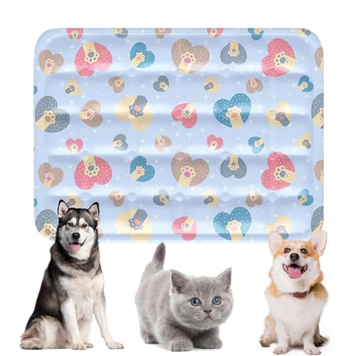 Zuasdvnk Kühlmatte für Hunde – Hundematte Decke Pad | Atmungsaktives Hundekühlbett Kühlmatten Haustier Kühlbett Matte für kleine mittelgroße Haustiere Katzen Hunde Zuasdvnk Kühlmatte für Hunde – Hundematte Decke Pad | Atmungsaktives Hundekühlbett Kühlmatten Haustier Kühlbett Matte für kleine mittelgroße Haustiere Katzen Hunde von Zuasdvnk