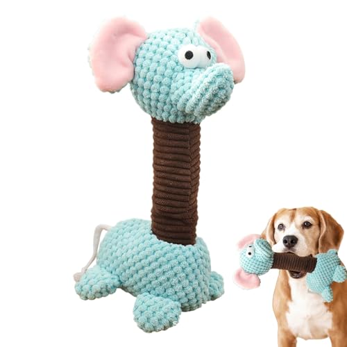 Zuasdvnk Quietschendes Kauspielzeug für Hunde, Zahnreinigungsspielzeug für Hunde - Robuster, kauender, quietschender Ball für Hunde | Langhalsiges, elefantenförmiges Design, interaktives, Zuasdvnk Quietschendes Kauspielzeug für Hunde, Zahnreinigungsspielzeug für Hunde - Robuster, kauender, quietschender Ball für Hunde | Langhalsiges, elefantenförmiges Design, interaktives, von Zuasdvnk