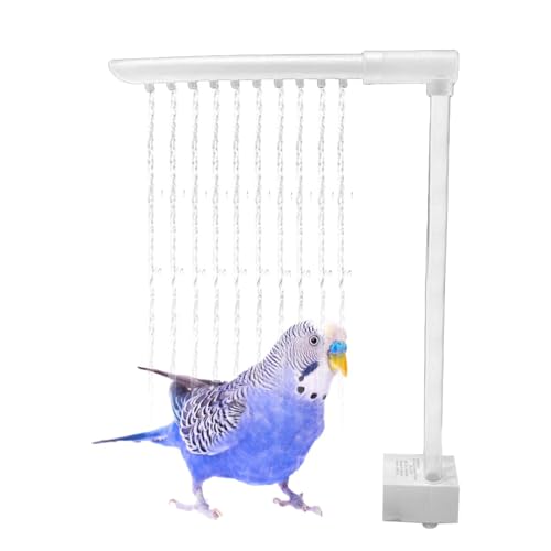 Zuasdvnk Vogel Dusche Bad, Papageidusche | Käfigbrunnen Duschkopf mit fließendem Wasser,Bequemes automatisches Haustierpool -Spielzeug für Wellensittiche Lovebirds Shotes -Badezubehör Zuasdvnk Vogel Dusche Bad, Papageidusche | Käfigbrunnen Duschkopf mit fließendem Wasser,Bequemes automatisches Haustierpool -Spielzeug für Wellensittiche Lovebirds Shotes -Badezubehör von Zuasdvnk
