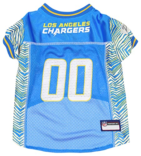 Zubaz NFL Team Pet Jersey für Hunde, Los Angeles Chargers, X-Large Zubaz NFL Team Pet Jersey für Hunde, Los Angeles Chargers, X-Large von Zubaz