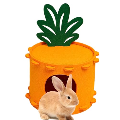 Zubehors Hamsterhaus aus Filz, Kleines Hamsterbett, Weiches Ananas-Hamsterbett, Hamsterhaus, Gemütliches, süßes Hamsterzubehör-Schlafnest für Chinchillas und kleine Haustiere Zubehors Hamsterhaus aus Filz, Kleines Hamsterbett, Weiches Ananas-Hamsterbett, Hamsterhaus, Gemütliches, süßes Hamsterzubehör-Schlafnest für Chinchillas und kleine Haustiere von Zubehors