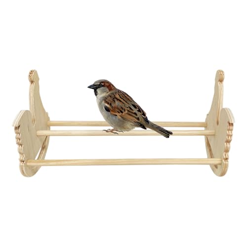 Zubehors Parrot Training Barsch, Hähnchen -Schlafplatz | Sparrow Wood Stehstation - Multifunktionale, lustige Haustier -Vogel -Trainingstange für Papageien, Kakadosen, Conures, von Zubehors