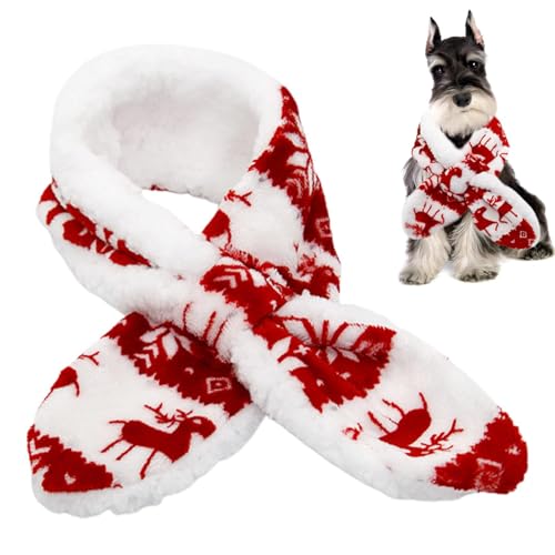Zubehors Plüsch-Hundeschal, Flanell-Hundehalsband,Plüschschal Urlaubs-Haustierschal Halsbekleidung | Warmer Plüsch-Haustier-Urlaubsschal, Haustierschals für den Winter, Haustierzubehör Zubehors Plüsch-Hundeschal, Flanell-Hundehalsband,Plüschschal Urlaubs-Haustierschal Halsbekleidung | Warmer Plüsch-Haustier-Urlaubsschal, Haustierschals für den Winter, Haustierzubehör von Zubehors