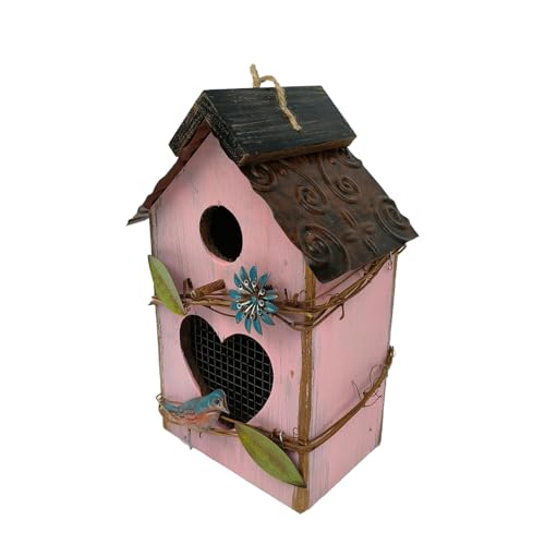 Zubehors Vogelhäuser aus,Vogelhäuser aus für draußen - Niedliches -Außenvogelhaus zum Aufhängen - Vogelkäfig, multifunktionale Gartendekoration, schützender dekorativer Unterschlupf für Zubehors Vogelhäuser aus,Vogelhäuser aus für draußen - Niedliches -Außenvogelhaus zum Aufhängen - Vogelkäfig, multifunktionale Gartendekoration, schützender dekorativer Unterschlupf für von Zubehors