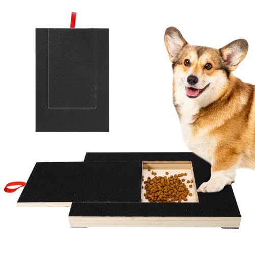 Zuimei Dog Nail Scratch Board, Multifunktionale Kratzbretter Hund Nagelfeile Board Welpen Nagel Schleifen Pad Stabile Hundepfoten Kratzbrett mit Eingebauter Snackbox für Haustier Zuimei Dog Nail Scratch Board, Multifunktionale Kratzbretter Hund Nagelfeile Board Welpen Nagel Schleifen Pad Stabile Hundepfoten Kratzbrett mit Eingebauter Snackbox für Haustier von Zuimei