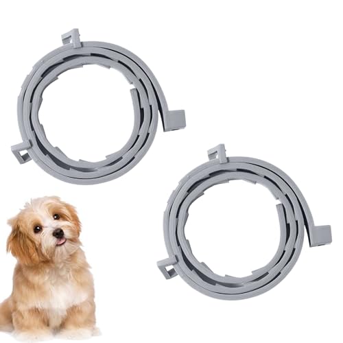 2 Stück Hundehalsbänder,Collar für Hunde,Sichere,wasserdichte und Einstellbare Hundehalsbänder,für Mittelgroße Bis Große Haustiere(62cm) von ZukQvrivelig