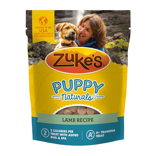Zuke's Puppy Naturals Puppy Treats Rezept für Welpen mit Lamm und Kichererbsen, 142 g Beutel von Zuke's