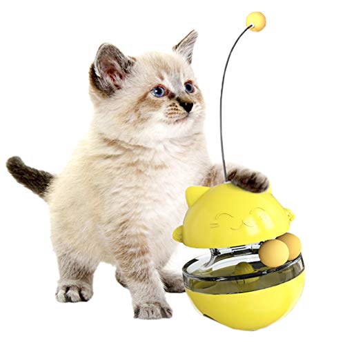 ZumZup Interaktives Spielzeug für Katzen enthält ausgewogenes interaktives Spielzeug für den Innenbereich, Katzenspielzeug mit rotierenden Katzenminze-Bällen für Katzenspielzeug, Stil B von ZumZup