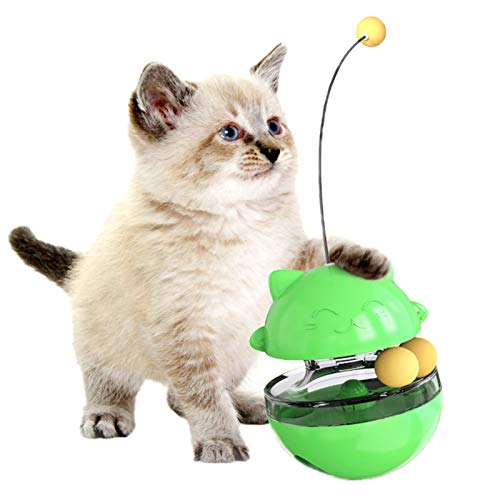 ZumZup Interaktives Spielzeug für Katzen enthält ausgewogenes interaktives Spielzeug für den Innenbereich, Katzenspielzeug mit rotierenden Katzenminze-Bällen für Katzenspielzeug, Stil C. von ZumZup
