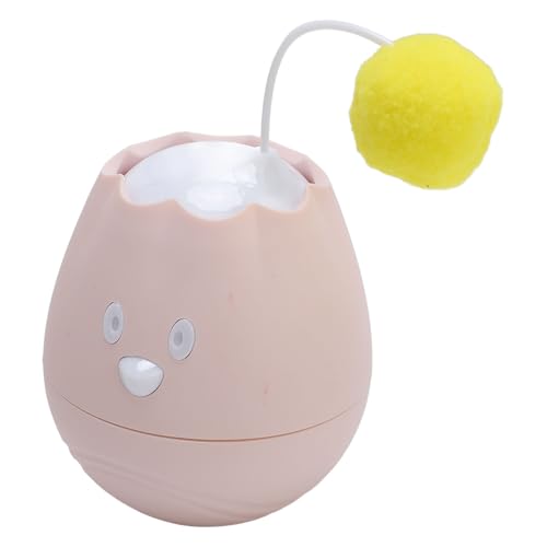 Zunate Speedy Tail, Interaktives Katzenspielzeug für Innenkatzen mit Rotierendem Design, Smart Cat Toys Ball, Bewegung Aktiviert (Pinkish) von Zunate