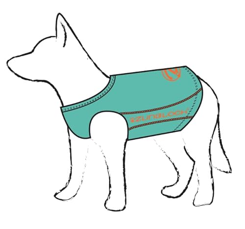 UPF 50+ UV Filter T-Shirts für Hunde (S) von Zunblock