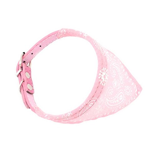 ZUNEA Halsband für kleine Haustiere, Dreieck, Halstuch, verstellbar, Rosa ZUNEA Halsband für kleine Haustiere, Dreieck, Halstuch, verstellbar, Rosa von Zunea