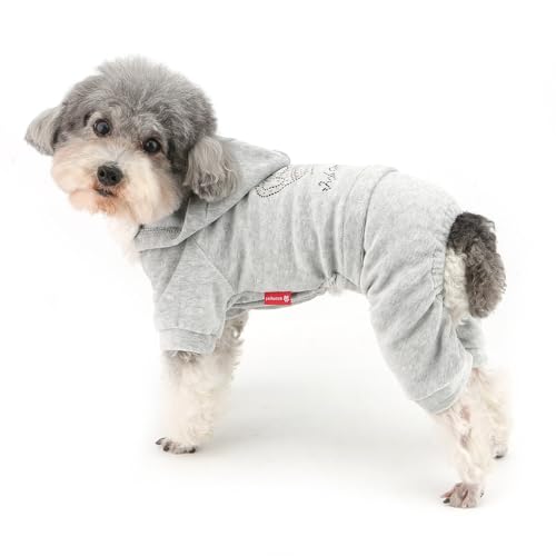 Zunea Fleece-Hunde-Kapuzenpullover mit niedlichem Krone, für extra kleine/kleine Hunde, weich, warm, für den Winter, Herbst, Welpenkleidung, Hündinnen, Overall, Outfit, kaltes Wetter Zunea Fleece-Hunde-Kapuzenpullover mit niedlichem Krone, für extra kleine/kleine Hunde, weich, warm, für den Winter, Herbst, Welpenkleidung, Hündinnen, Overall, Outfit, kaltes Wetter von Zunea