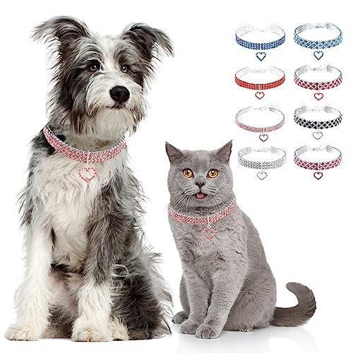 Zunea Halskette für Kleine Hunde Katzen Glitzernde Diamanten Welpen Halskette mit Herz-Anhänger Kristall Strass Hochzeit Geburtstag Party Haustierschmuck Verstellbare Chihuahua-Halskette Rosa L Zunea Halskette für Kleine Hunde Katzen Glitzernde Diamanten Welpen Halskette mit Herz-Anhänger Kristall Strass Hochzeit Geburtstag Party Haustierschmuck Verstellbare Chihuahua-Halskette Rosa L von Zunea
