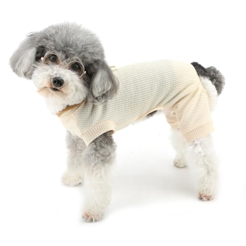 Zunea Hunde-Pyjama für kleine Hunde, Mädchen, Jungen, Frühling und Sommer, Welpenkleidung, Schlafanzug mit D-Ring, weicher Overall, Schlafkleidung, Haustierpullover, Bekleidung für Hunde, Chihuahua, Zunea Hunde-Pyjama für kleine Hunde, Mädchen, Jungen, Frühling und Sommer, Welpenkleidung, Schlafanzug mit D-Ring, weicher Overall, Schlafkleidung, Haustierpullover, Bekleidung für Hunde, Chihuahua, von Zunea