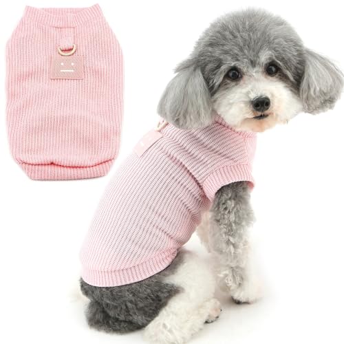 Zunea Hunde-T-Shirts für kleine Hunde, Sommer, Welpen, Mädchen, Chihuahua-Kleidung, T-Shirt mit D-Ring, Spielzeug, Pudel, Weste, Tanktop, weich, atmungsaktiv, ärmellos, Basic-Shirt, Haustierbekleidung Zunea Hunde-T-Shirts für kleine Hunde, Sommer, Welpen, Mädchen, Chihuahua-Kleidung, T-Shirt mit D-Ring, Spielzeug, Pudel, Weste, Tanktop, weich, atmungsaktiv, ärmellos, Basic-Shirt, Haustierbekleidung von Zunea