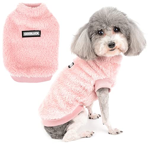 Zunea Hundepullover Wintermäntel für Kleine Hunde Warmer Fleece Sweater Weiche Pullover Jacke Mantel Fuzzy Welpen Kleidung Kaltes Wetter Weste Haustier Bekleidung für Chihuahua Yorkie Katzen Rosa XL Zunea Hundepullover Wintermäntel für Kleine Hunde Warmer Fleece Sweater Weiche Pullover Jacke Mantel Fuzzy Welpen Kleidung Kaltes Wetter Weste Haustier Bekleidung für Chihuahua Yorkie Katzen Rosa XL von Zunea