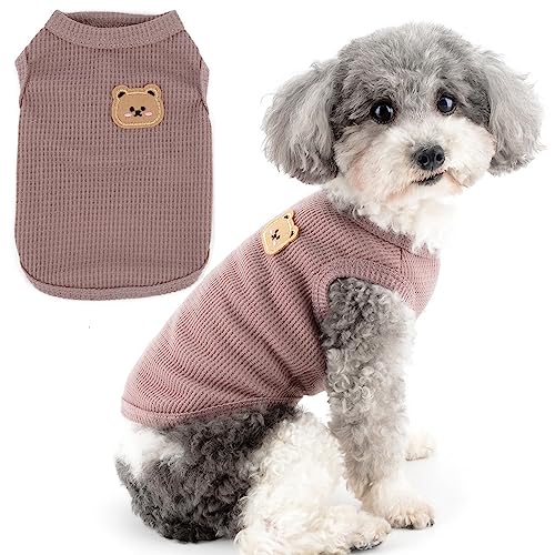 Zunea Hundeshirts für Kleine Hunde Sommerweste Haustier-T-Shirt Welpen Mädchen Jungen Kleidung Weich Atmungsaktiv Basic-T-Shirt Dehnbar ärmellos Tank-Top Chihuahua Katze Sweatshirt Kleidung Lila XL Zunea Hundeshirts für Kleine Hunde Sommerweste Haustier-T-Shirt Welpen Mädchen Jungen Kleidung Weich Atmungsaktiv Basic-T-Shirt Dehnbar ärmellos Tank-Top Chihuahua Katze Sweatshirt Kleidung Lila XL von Zunea