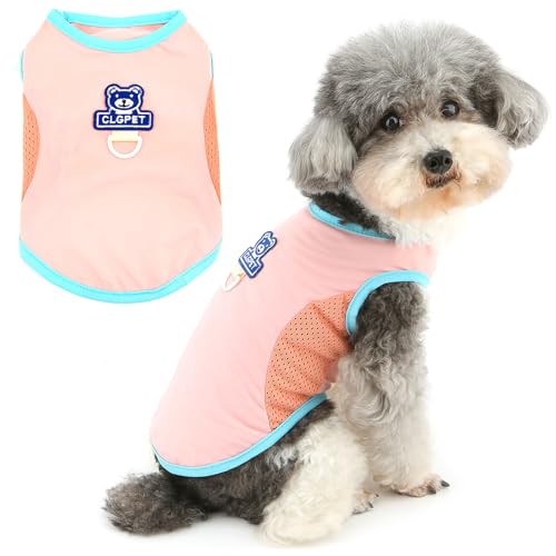 Zunea Sommer-Hunde-Shirts für kleine Hunde, weich, atmungsaktiv, coole Welpenweste, Kleidung, Tanktop mit D-Ring, niedliches, ärmelloses T-Shirt, leichter Pullover, Größe XS/S, Haustier-T-Shirt für Zunea Sommer-Hunde-Shirts für kleine Hunde, weich, atmungsaktiv, coole Welpenweste, Kleidung, Tanktop mit D-Ring, niedliches, ärmelloses T-Shirt, leichter Pullover, Größe XS/S, Haustier-T-Shirt für von Zunea