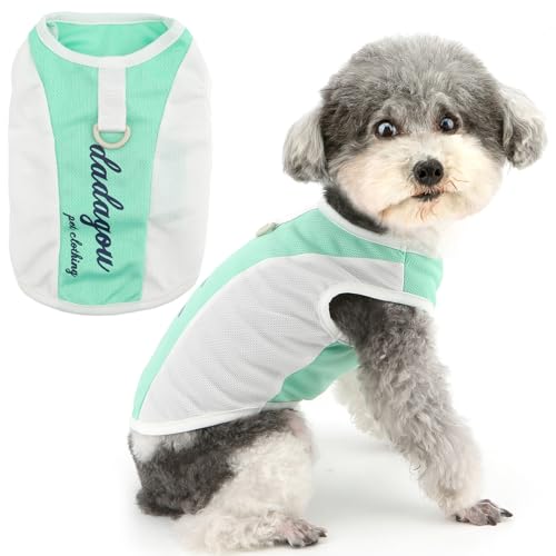 Zunea Sommer-Hundeweste für kleine Hunde mit Leinen-Ring, weich, atmungsaktiv, Welpenbekleidung, Größe XS/S, Sport-Stil, Chihuahua, ärmellos, Basic-T-Shirt, dehnbar, Haustierspielzeug, Pudel Zunea Sommer-Hundeweste für kleine Hunde mit Leinen-Ring, weich, atmungsaktiv, Welpenbekleidung, Größe XS/S, Sport-Stil, Chihuahua, ärmellos, Basic-T-Shirt, dehnbar, Haustierspielzeug, Pudel von Zunea