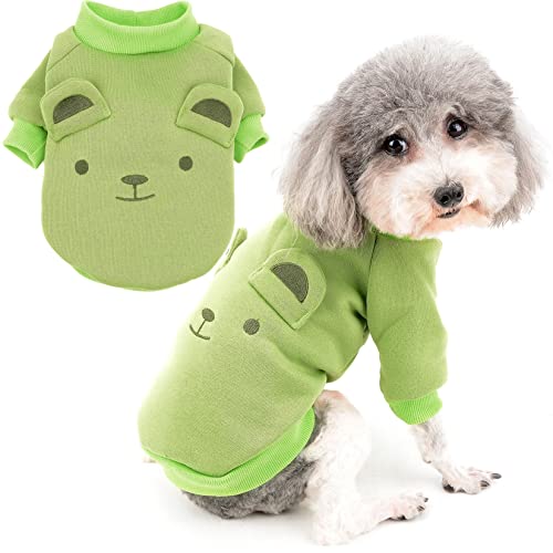 Zunea Hunde Wintermäntel für Kleine Hunde Welpen Pullover Sweater Kleidung Weich Warm Hundejacken Haustier Kaltes Wetter Bekleidung Mantel für Chihuahua Yorkie Grün S Zunea Hunde Wintermäntel für Kleine Hunde Welpen Pullover Sweater Kleidung Weich Warm Hundejacken Haustier Kaltes Wetter Bekleidung Mantel für Chihuahua Yorkie Grün S von Zunea