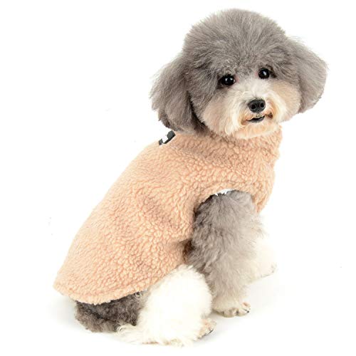 Zunea Wintermantel für kleine Hunde Warm Fleece Hundejacken Welpen Kapuzenpullis Hundekleidung Haustier Kleidung für Chihuahua Katzen Puppia Braun XL Zunea Wintermantel für kleine Hunde Warm Fleece Hundejacken Welpen Kapuzenpullis Hundekleidung Haustier Kleidung für Chihuahua Katzen Puppia Braun XL von Zunea