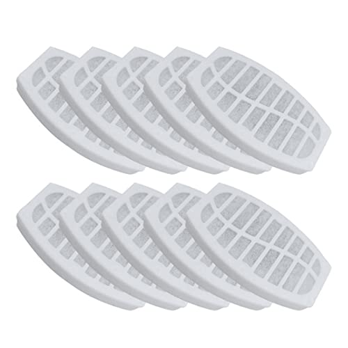 Zunedhys 10 StüCke Aktivkohlefilter für Katzenwasser Trinkbrunnen Ersatzfilter Haustierbrunnenspender Zunedhys 10 StüCke Aktivkohlefilter für Katzenwasser Trinkbrunnen Ersatzfilter Haustierbrunnenspender von Zunedhys