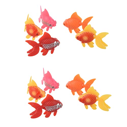Zunedhys 10 künstliche Kunststoff-Ornamente für Aquarien, Goldfische. von Zunedhys