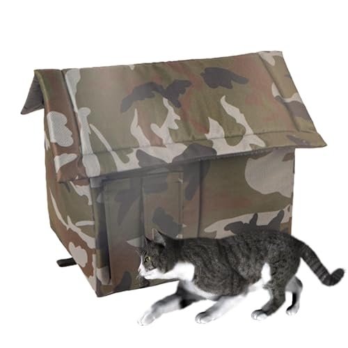 Außenwälzes Katzenhaus im Freien - Außenkatze wetterfest Kratzfest | Semi geschickte schicke Winter im Freien Katzenhaus, Warmer schäbiger Katzenschutz für alle Jahreszeiten, Katzen Kätzchen Welpen Außenwälzes Katzenhaus im Freien - Außenkatze wetterfest Kratzfest | Semi geschickte schicke Winter im Freien Katzenhaus, Warmer schäbiger Katzenschutz für alle Jahreszeiten, Katzen Kätzchen Welpen von Zunetsutock
