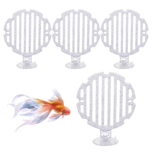 Betta Hängematte - Zunetsutock -Fischbett, Bequemer Rastplatz | Betta Fischbett Aquarium Accessoire Tank Orament 4X Aquarium Tank Accessoires, Betta Fischschmuck, Haustierversorgungen Für Fisch von Zunetsutock