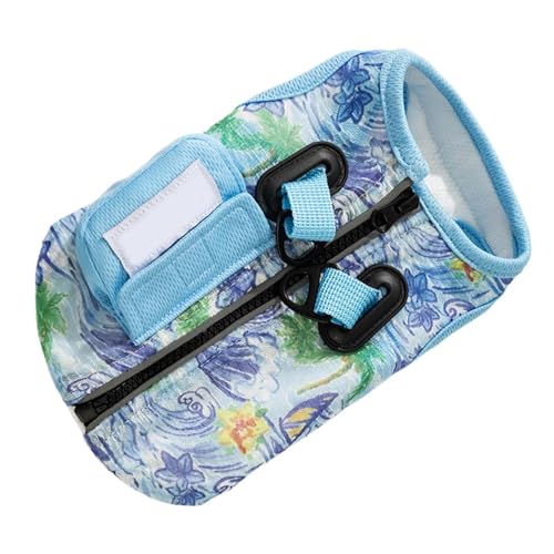 Hundekühlungsweste - Leichter Kühlmantel, atmungsaktive Sommerkühlkleidung | Kabelbaumkühlerjacke mit verstellbarem Reißverschluss, Hundekühlungsweste für Park -Gehen abkühlend von Zunetsutock