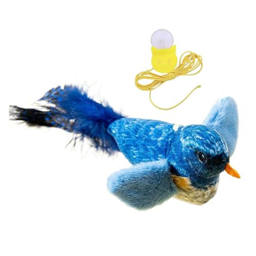Interaktives Chirping Bird Cat Toy - Vogelkatze Spielzeug für Innenkatzen | Realistic Chirp Tweet Catnip Toys, touch aktiviertes Kätzchenspielzeug, niedliche Katzenübung Spielzeug für spielerischen Ka Interaktives Chirping Bird Cat Toy - Vogelkatze Spielzeug für Innenkatzen | Realistic Chirp Tweet Catnip Toys, touch aktiviertes Kätzchenspielzeug, niedliche Katzenübung Spielzeug für spielerischen Ka von Zunetsutock