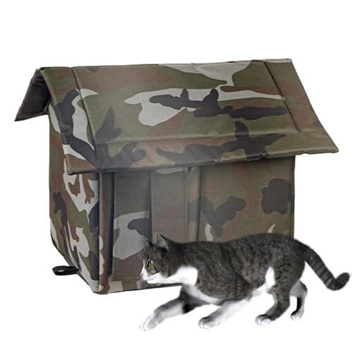 Katzenhaus im Freien, Katze im Freien, wetterfeste Kratzfeste | Semi geschickte schicke Winter im Freien Katzenhaus, Warmer schäbiger Katzenschutz für alle Jahreszeiten, Katzen Kätzchen Welpen Katzenhaus im Freien, Katze im Freien, wetterfeste Kratzfeste | Semi geschickte schicke Winter im Freien Katzenhaus, Warmer schäbiger Katzenschutz für alle Jahreszeiten, Katzen Kätzchen Welpen von Zunetsutock