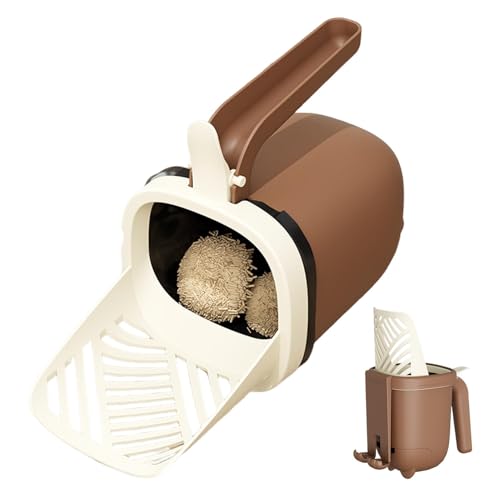 Katzentoilette Scooper mit Halter | Katzenschaufelhalter mit großer Kapazität | Tragbare Abfälle und Klammer inklusive Kätzchenschaufel für Zuhause Katzentoilette Scooper mit Halter | Katzenschaufelhalter mit großer Kapazität | Tragbare Abfälle und Klammer inklusive Kätzchenschaufel für Zuhause von Zunetsutock
