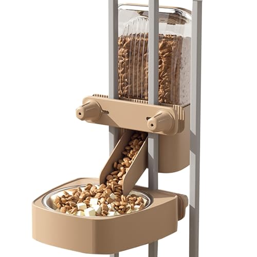 Zunetsutock Automatischer Futternapf Wasserflasche – Hängender Hundefutterspender, Futternapf, Wasserflasche | Automatische Reinigung, abnehmbare Hundehütte, Futterstation, Haustierbedarf für Welpen von Zunetsutock